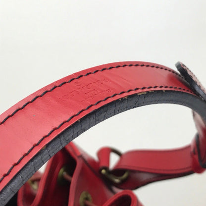Louis Vuitton Noé, Red, Leather, shoulder