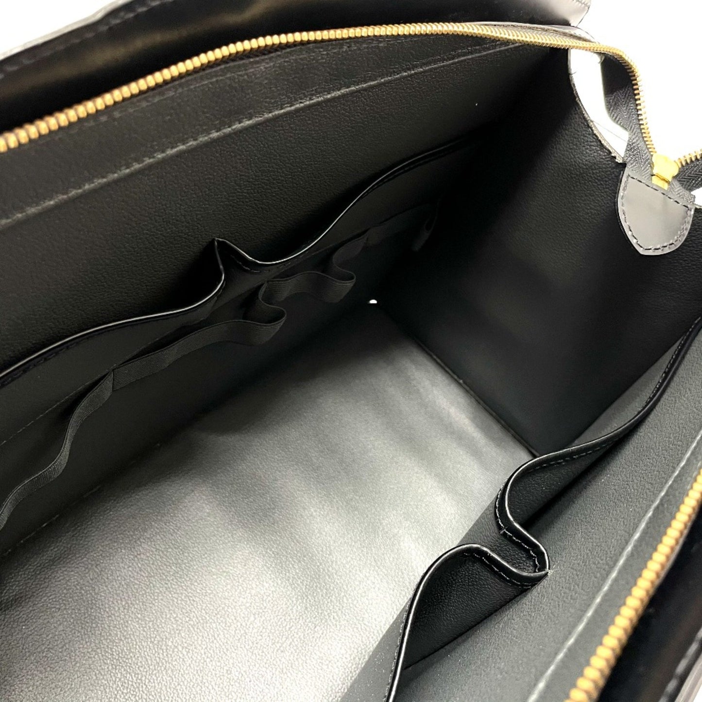 Louis Vuitton Riviera, Black, Leather, handbag