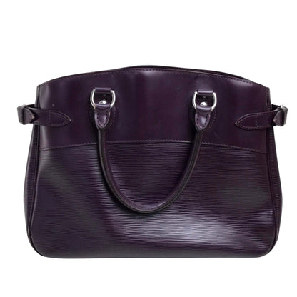 Louis Vuitton Passy, Purple, Leather, handbag