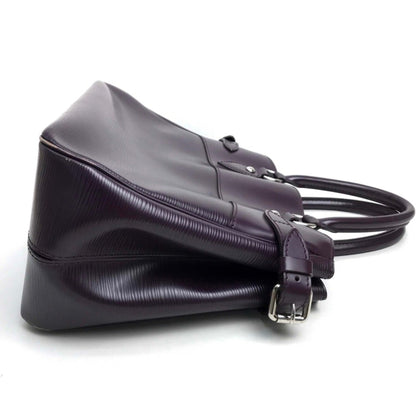Louis Vuitton Passy, Purple, Leather, handbag