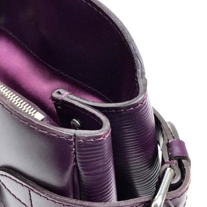 Louis Vuitton Passy, Purple, Leather, handbag
