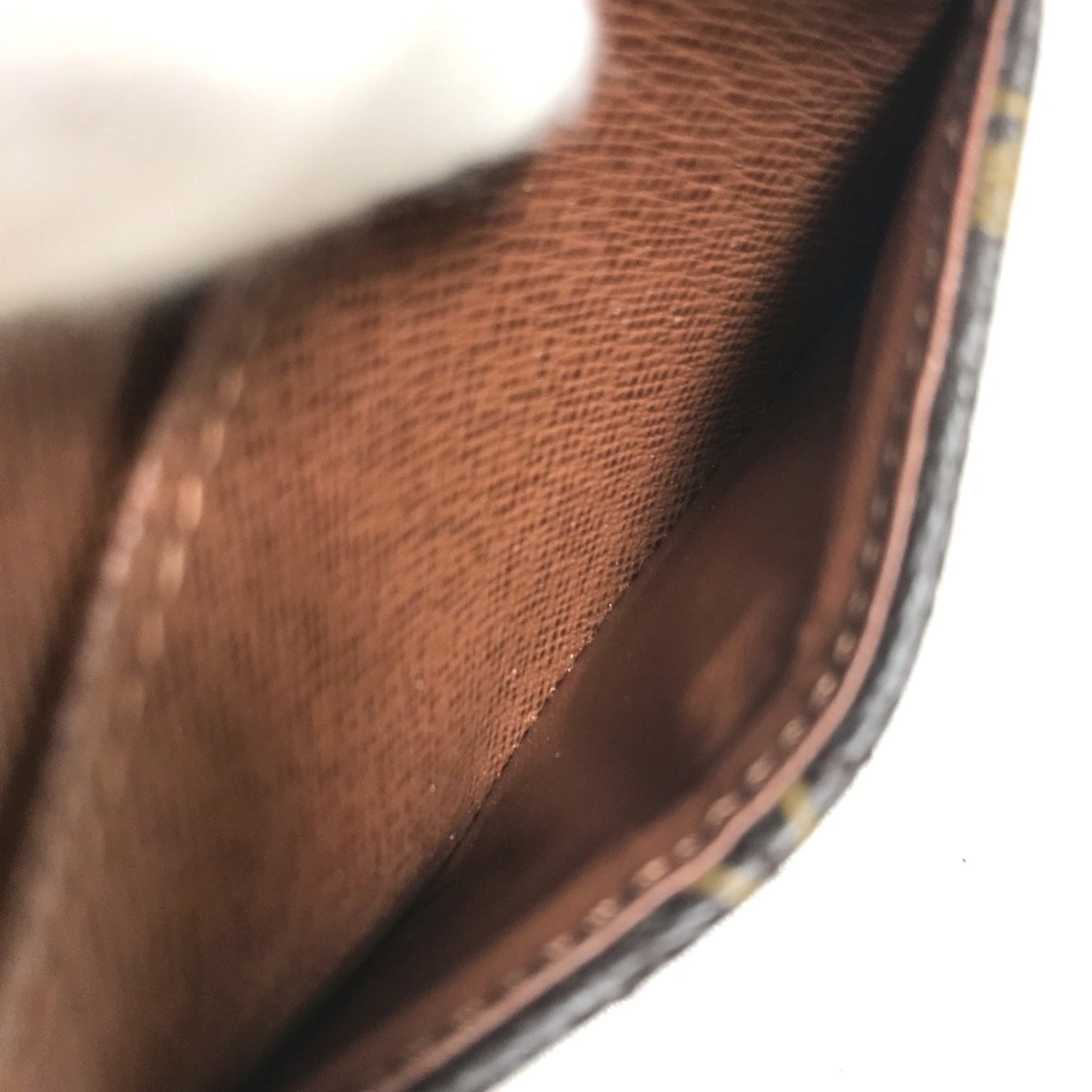 Louis Vuitton Sarah, Brown, Canvas, wallet