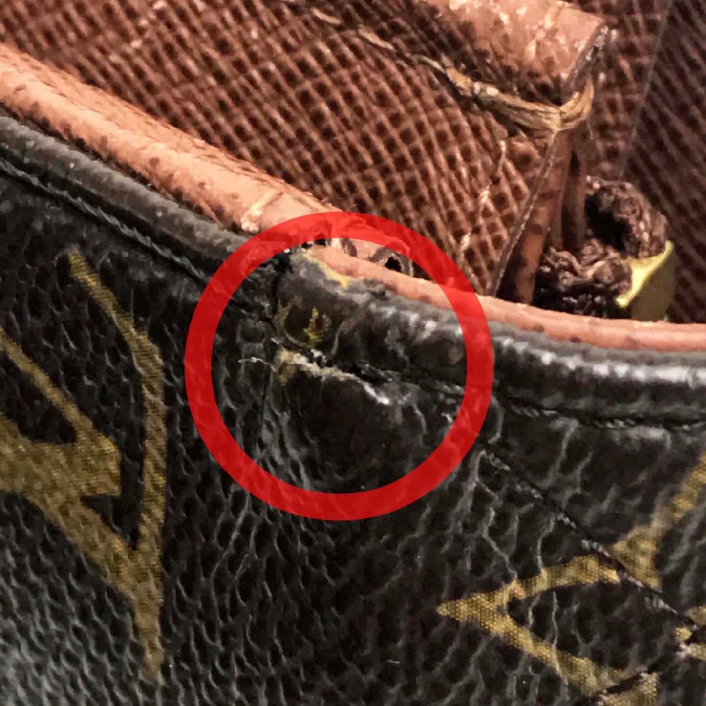 Louis Vuitton Sarah, Brown, Canvas, wallet