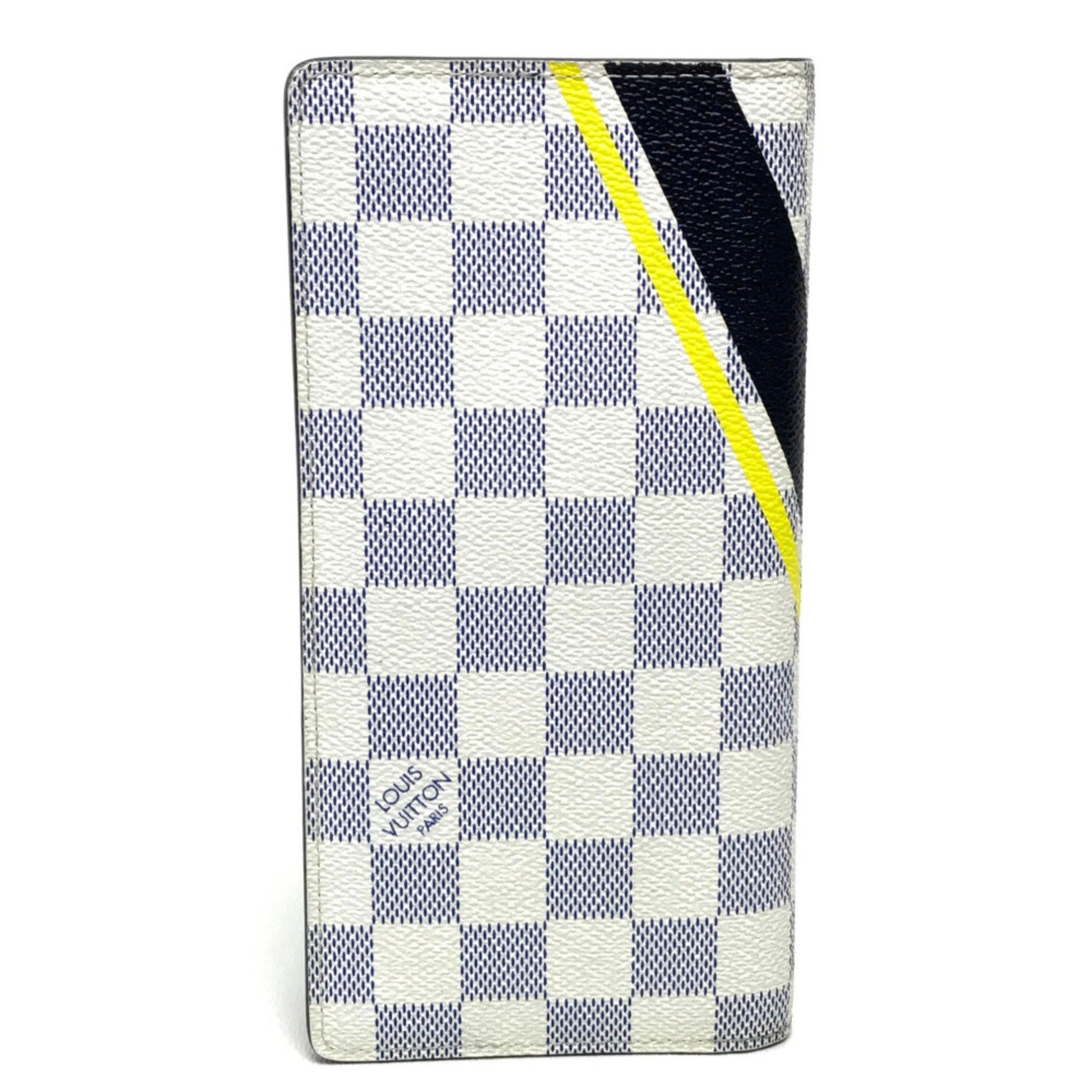 Louis Vuitton America's Cup, White, Canvas, wallet