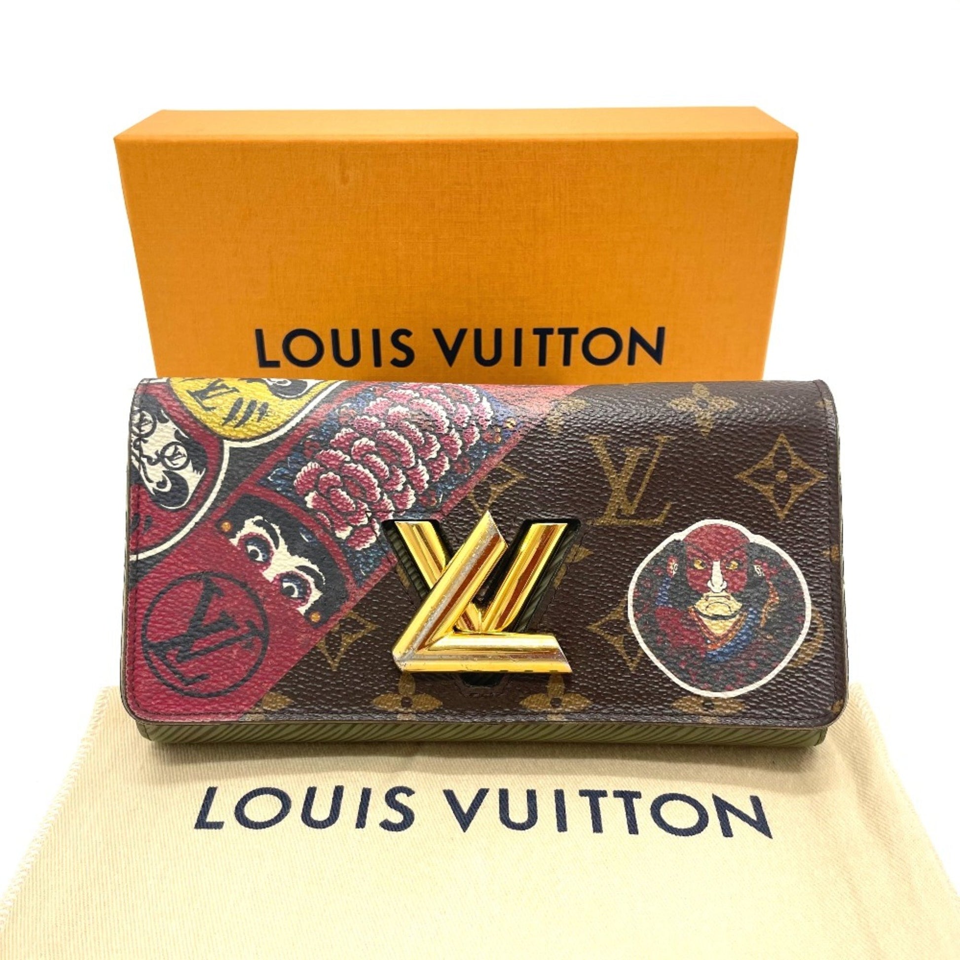 Louis Vuitton Twist, Multicolour, Leather, wallet