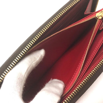 Louis Vuitton Portefeuille zippy, Brown, Canvas, wallet