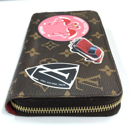 Louis Vuitton Portefeuille zippy, Brown, Canvas, wallet