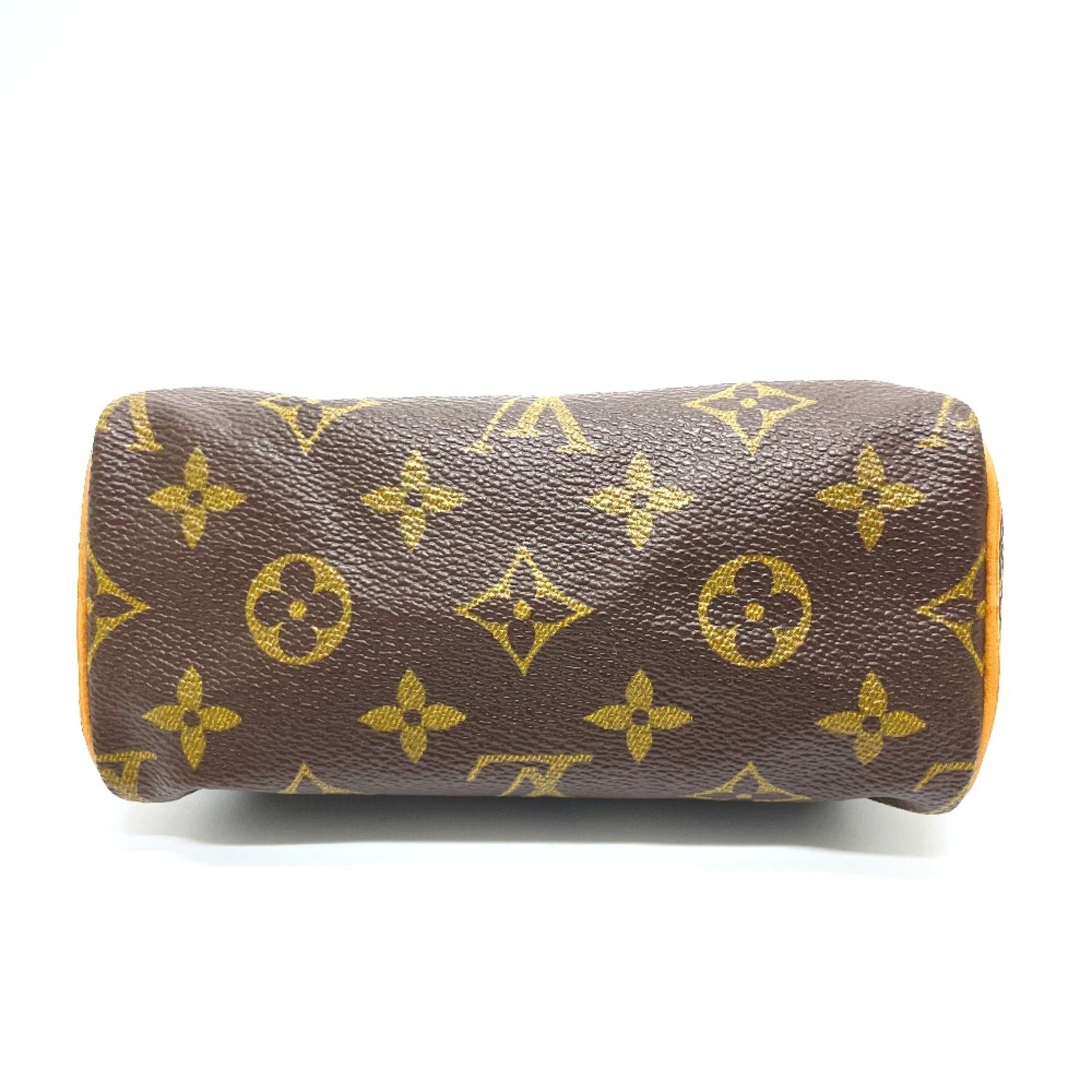 Louis Vuitton Mini speedy, Brown, Canvas, handbag