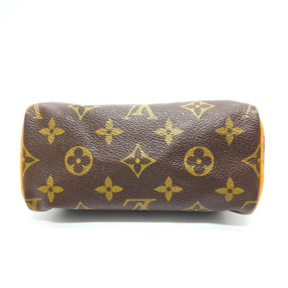 Louis Vuitton Mini speedy, Brown, Canvas, handbag
