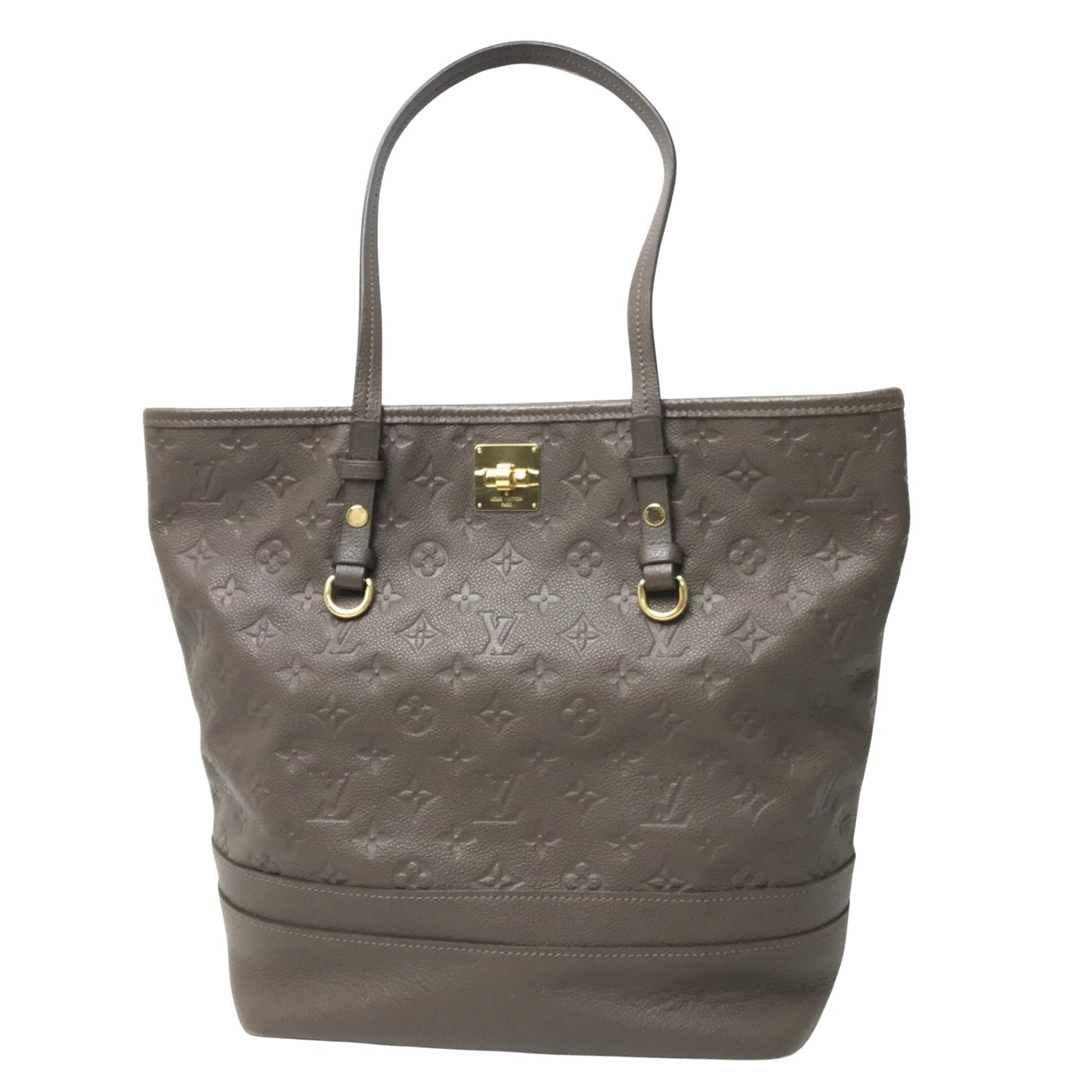 Louis Vuitton Citadine, Brown, Leather, tote