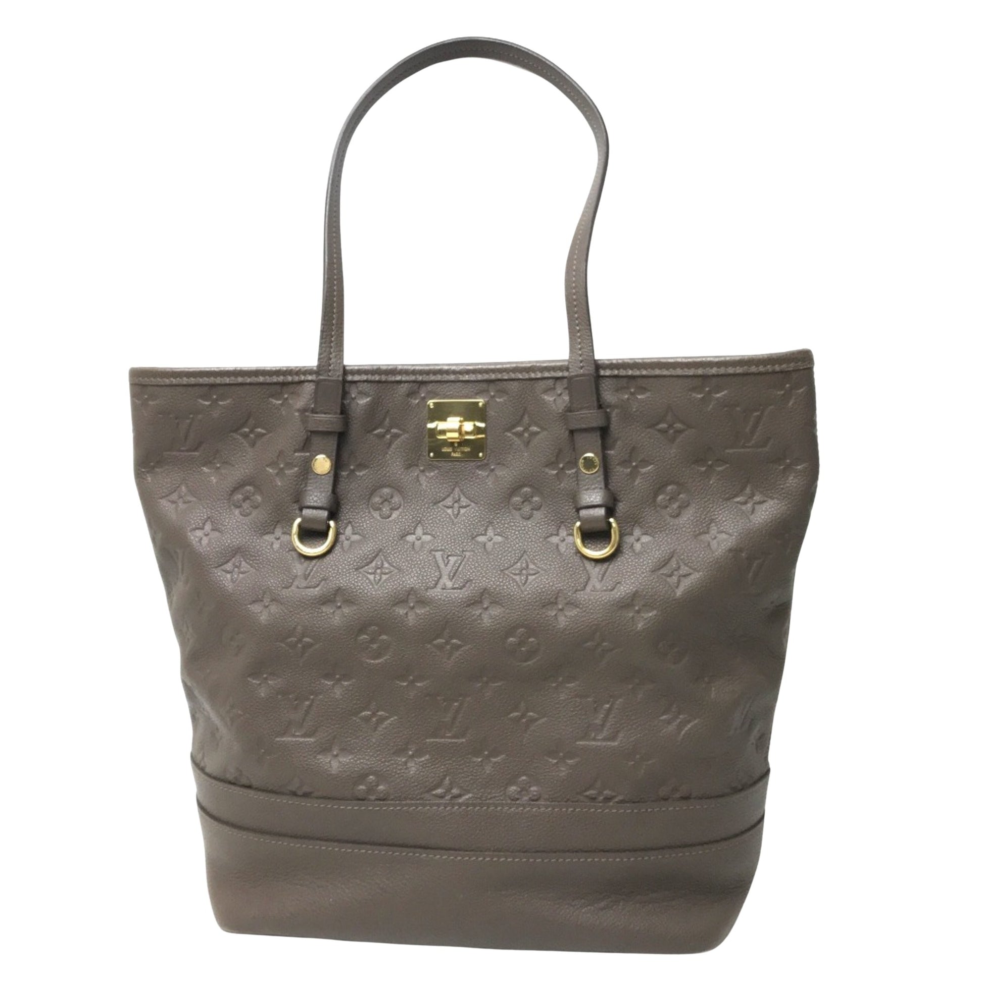 Louis Vuitton Citadine, Brown, Leather, tote