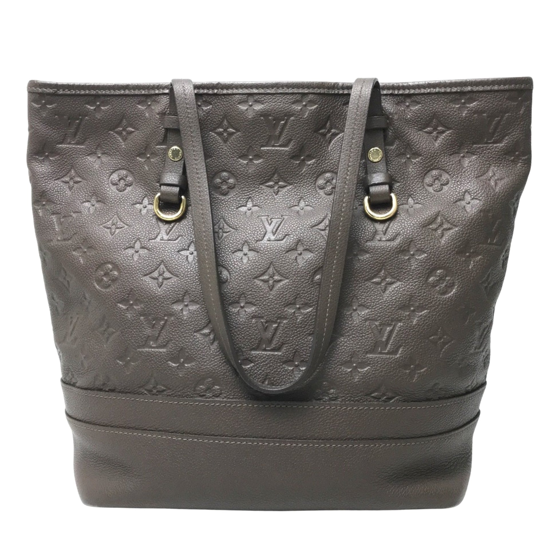 Louis Vuitton Citadine, Brown, Leather, tote
