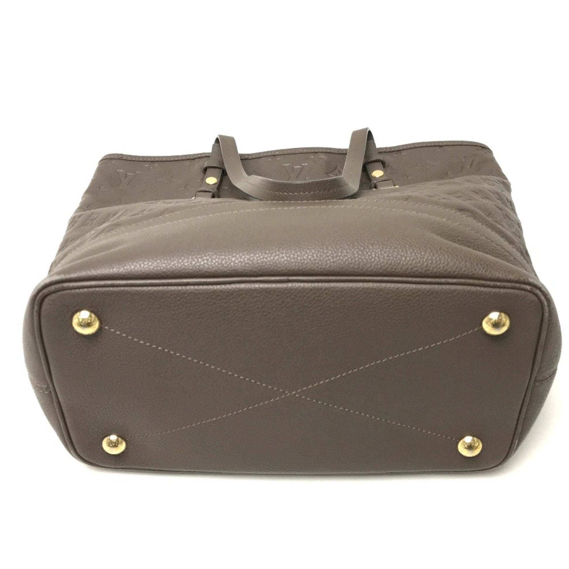 Louis Vuitton Citadine, Brown, Leather, tote