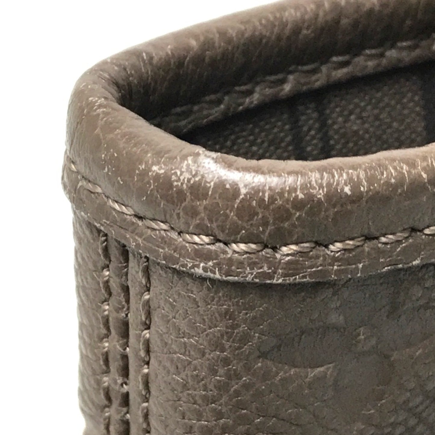 Louis Vuitton Citadine, Brown, Leather, tote