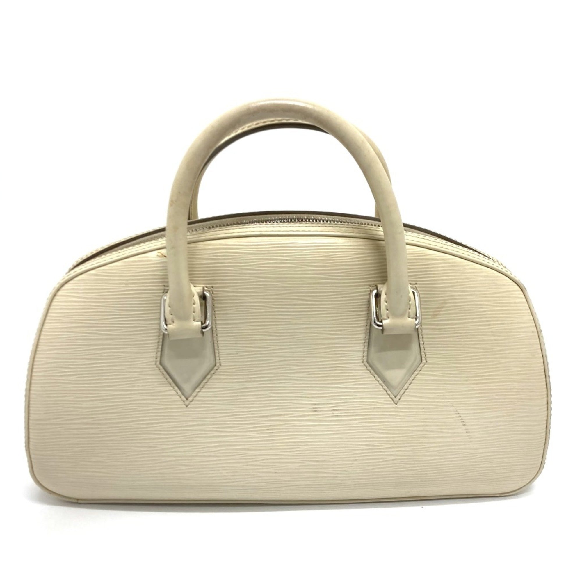 Louis Vuitton Jasmin, White, Leather, handbag