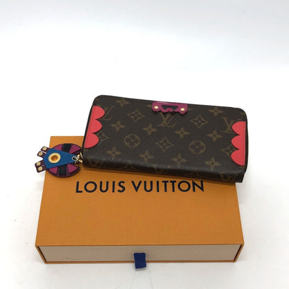 Louis Vuitton Zippy wallet, Brown, Canvas, wallet