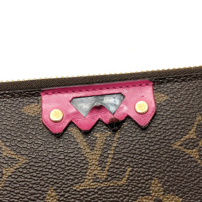 Louis Vuitton Zippy wallet, Brown, Canvas, wallet