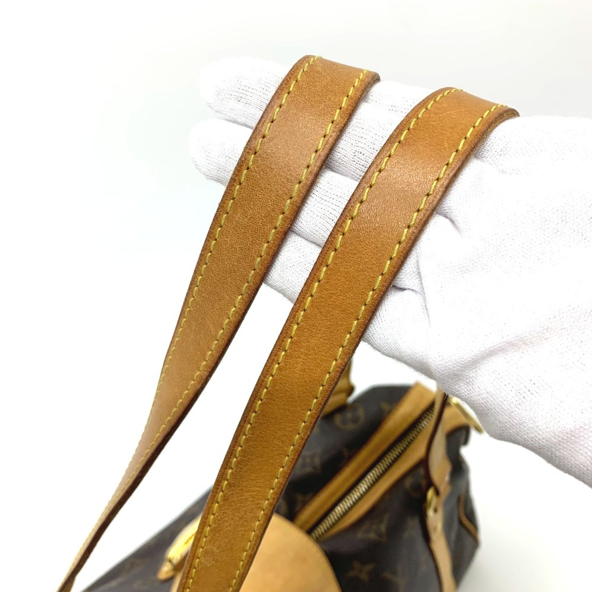 Louis Vuitton Stresa PM, Brown, Canvas, shoulder