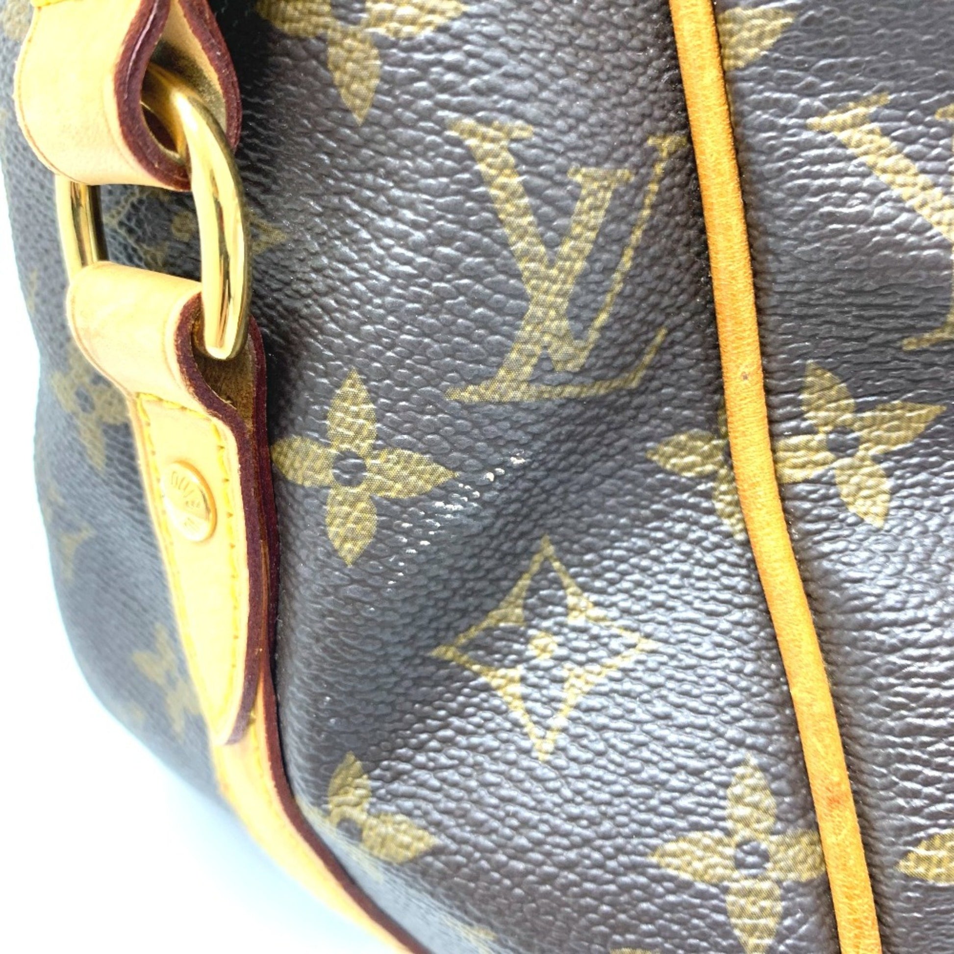 Louis Vuitton Stresa PM, Brown, Canvas, shoulder