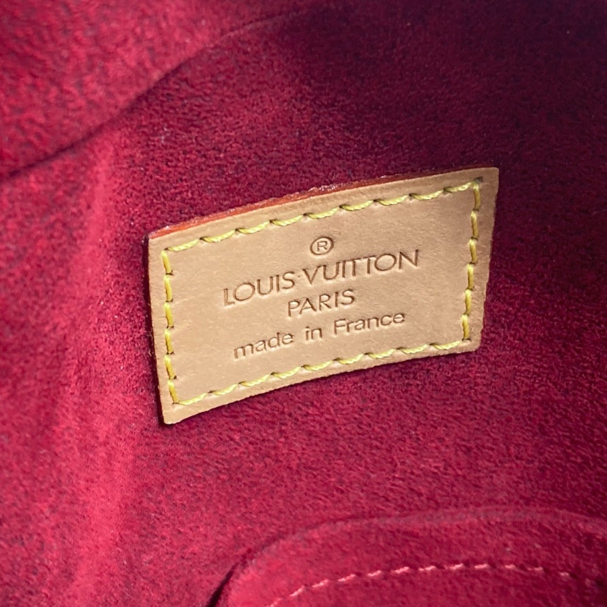 Louis Vuitton Excentri cité, Brown, Canvas, handbag