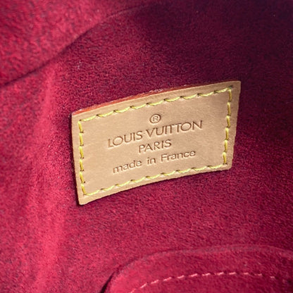 Louis Vuitton Excentri cité, Brown, Canvas, handbag