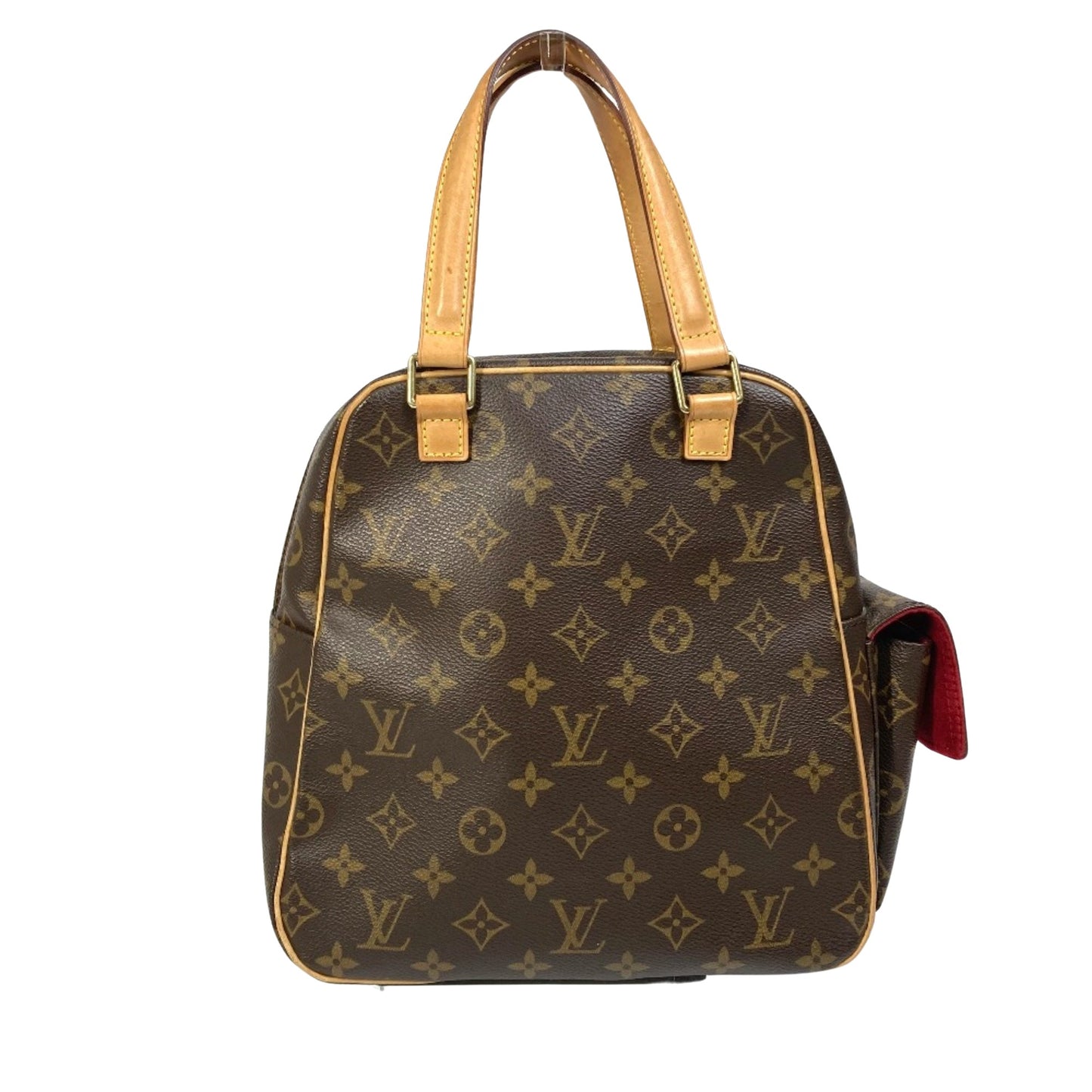 Louis Vuitton Excentri cité, Brown, Canvas, handbag