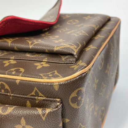 Louis Vuitton Excentri cité, Brown, Canvas, handbag