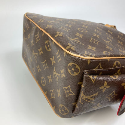 Louis Vuitton Excentri cité, Brown, Canvas, handbag