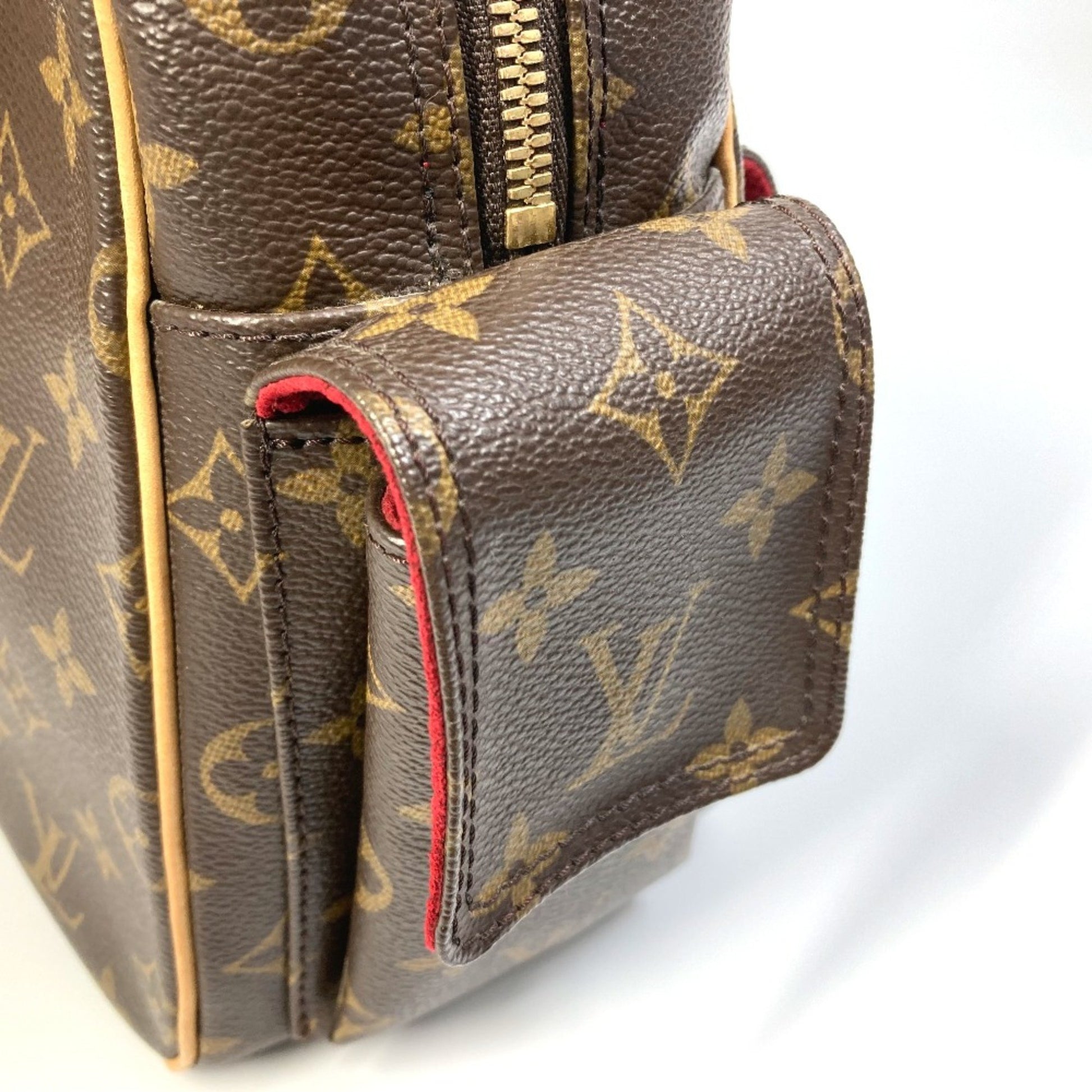 Louis Vuitton Excentri cité, Brown, Canvas, handbag