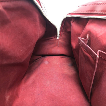 Louis Vuitton Montaigne, Red, Leather, handbag