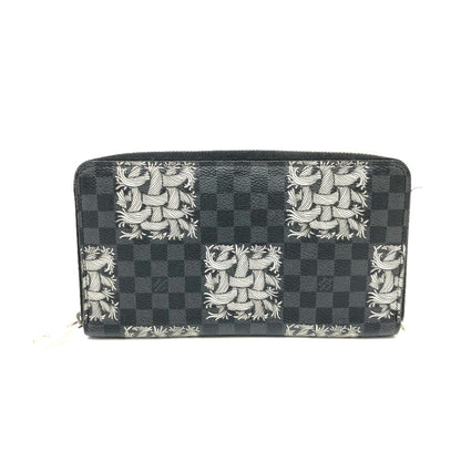 Louis Vuitton Zippy wallet, Black, Canvas, wallet