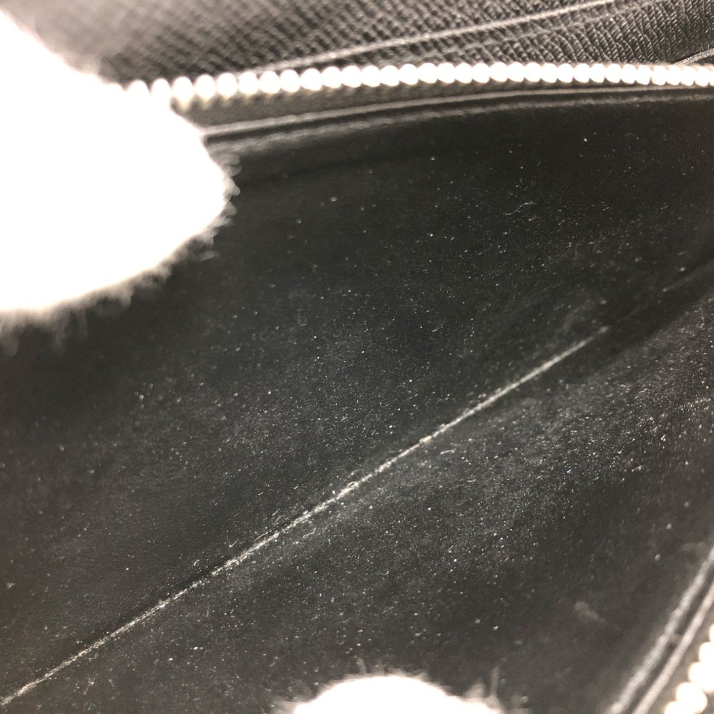 Louis Vuitton Zippy wallet, Black, Canvas, wallet