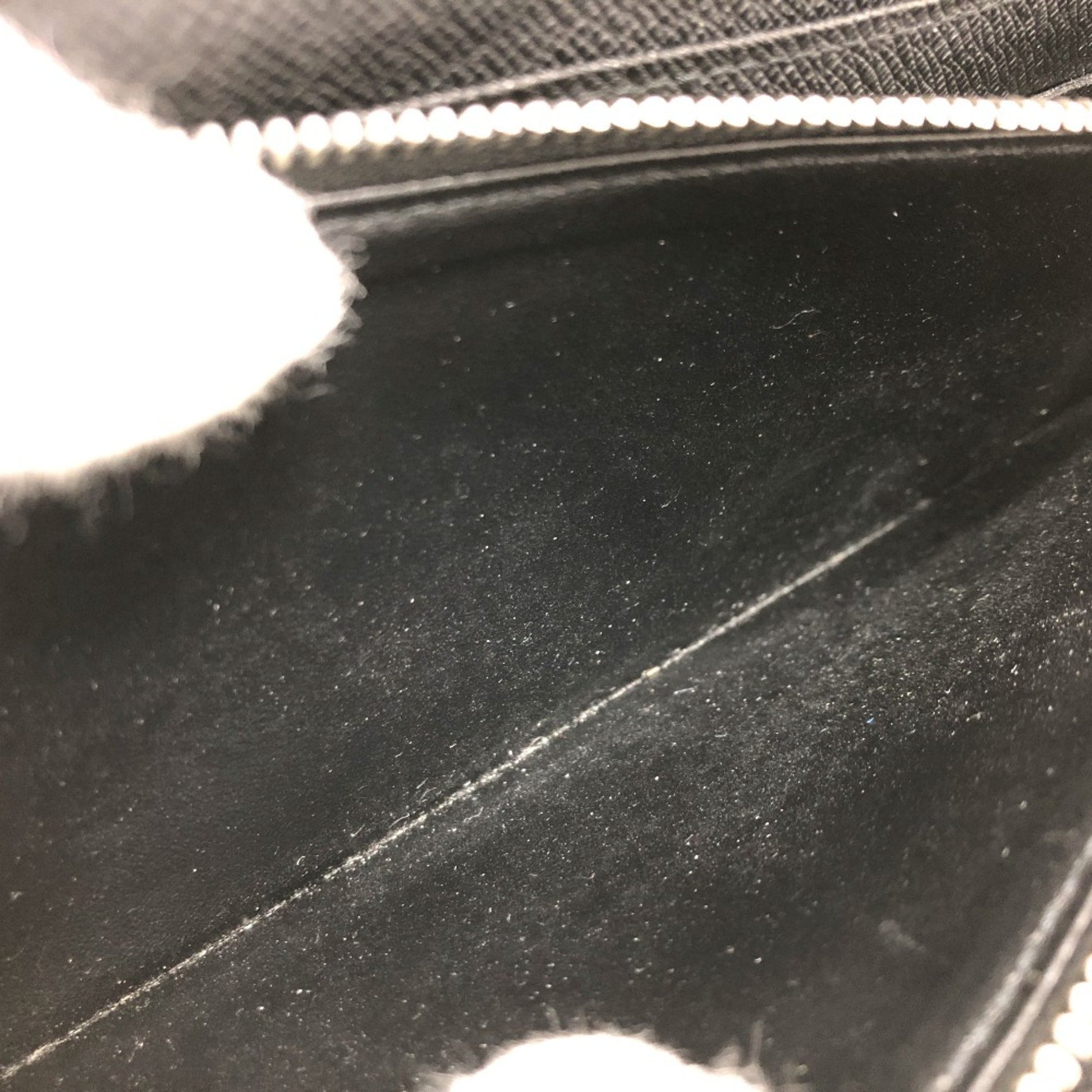 Louis Vuitton Zippy wallet, Black, Canvas, wallet
