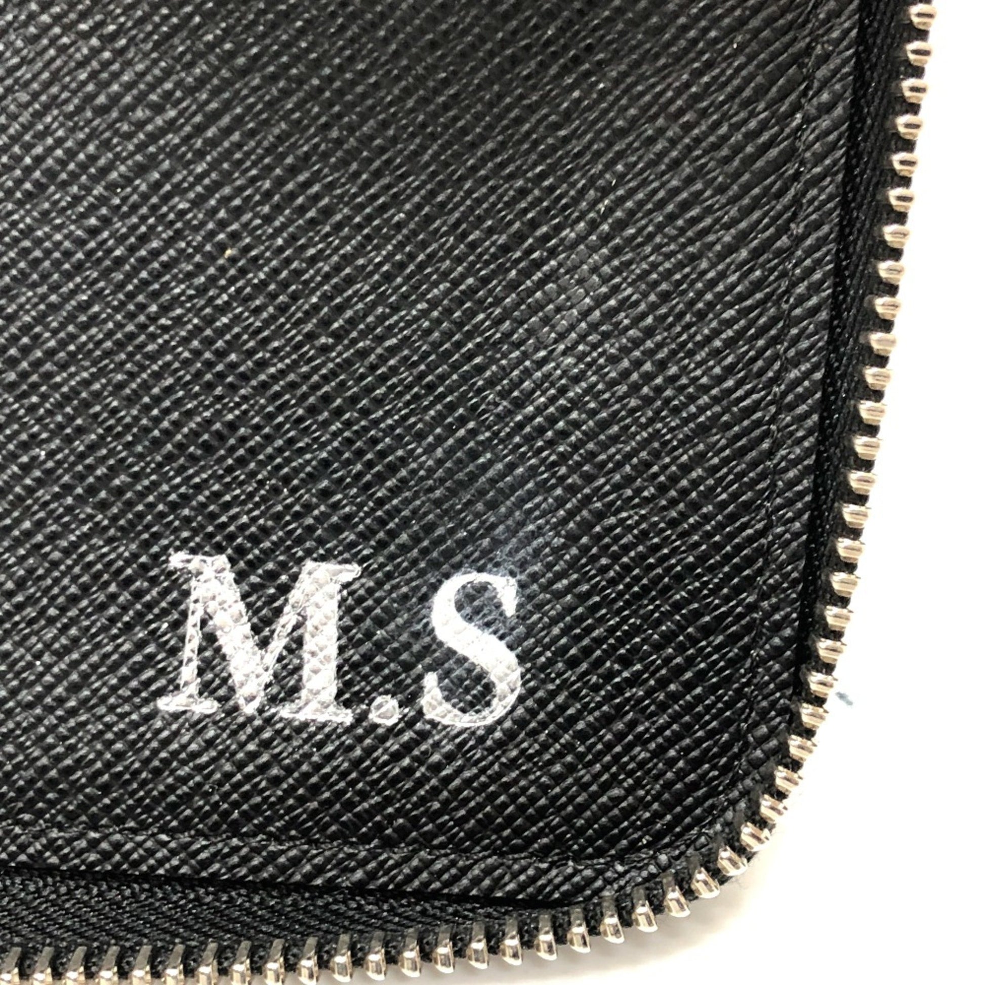 Louis Vuitton Zippy wallet, Black, Canvas, wallet