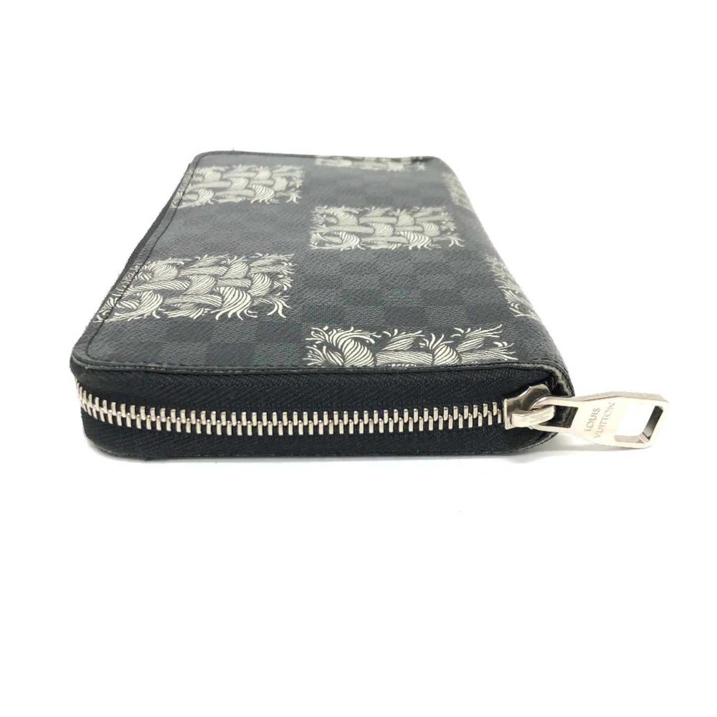 Louis Vuitton Zippy wallet, Black, Canvas, wallet