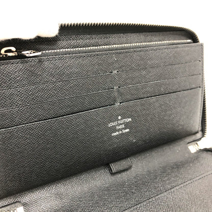 Louis Vuitton Zippy wallet, Black, Canvas, wallet