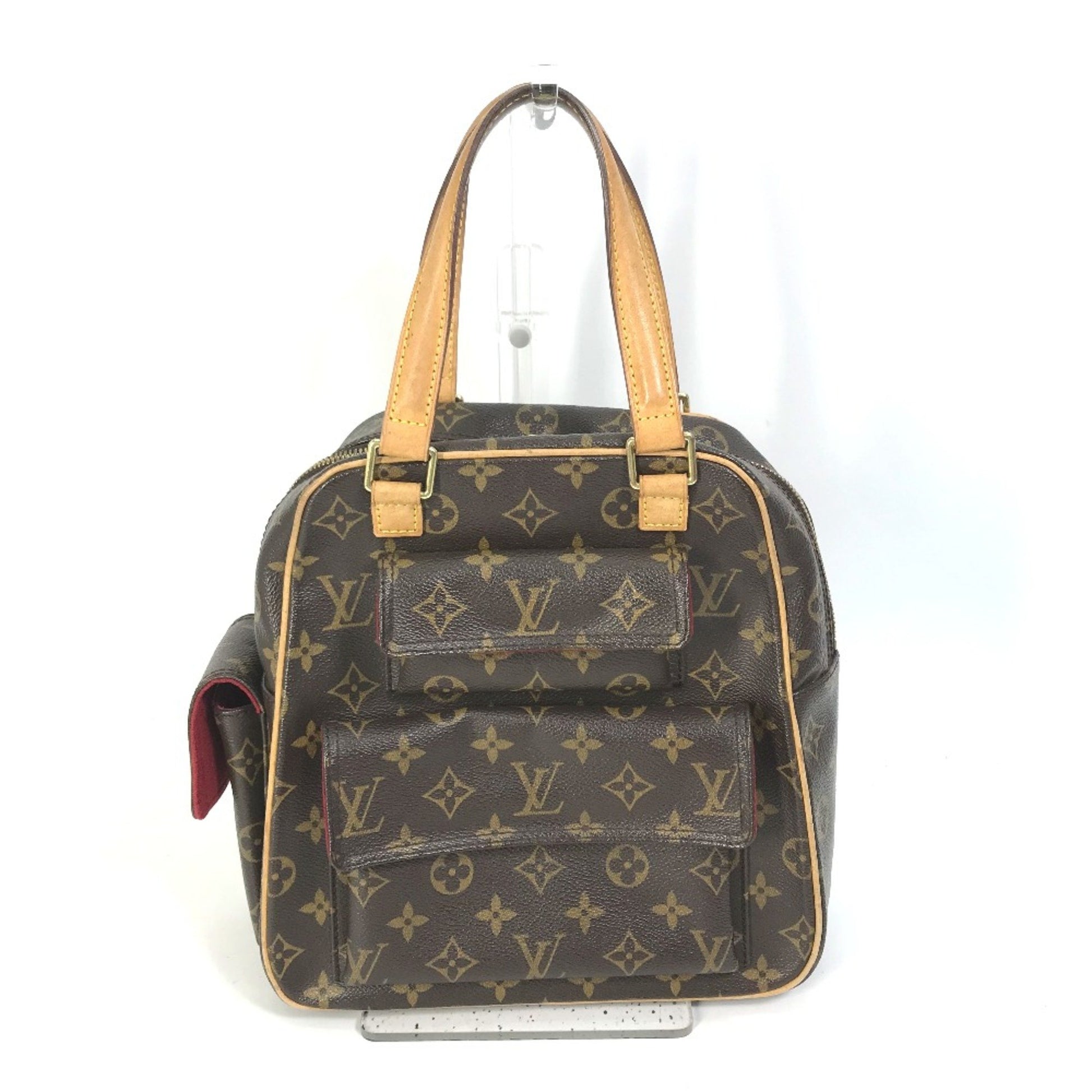 Louis Vuitton Excentri cité, Brown, Canvas, handbag