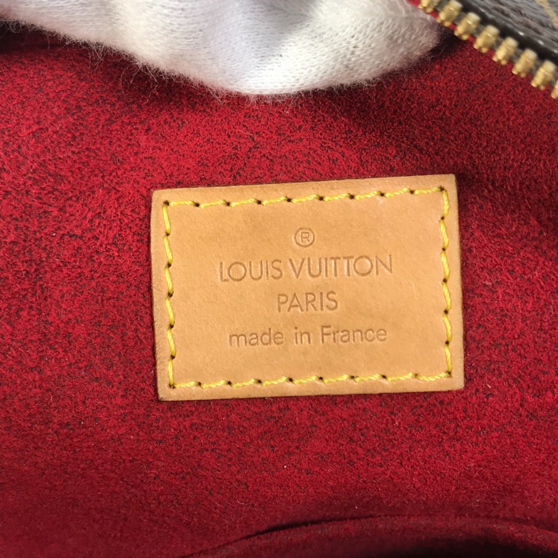 Louis Vuitton Excentri cité, Brown, Canvas, handbag