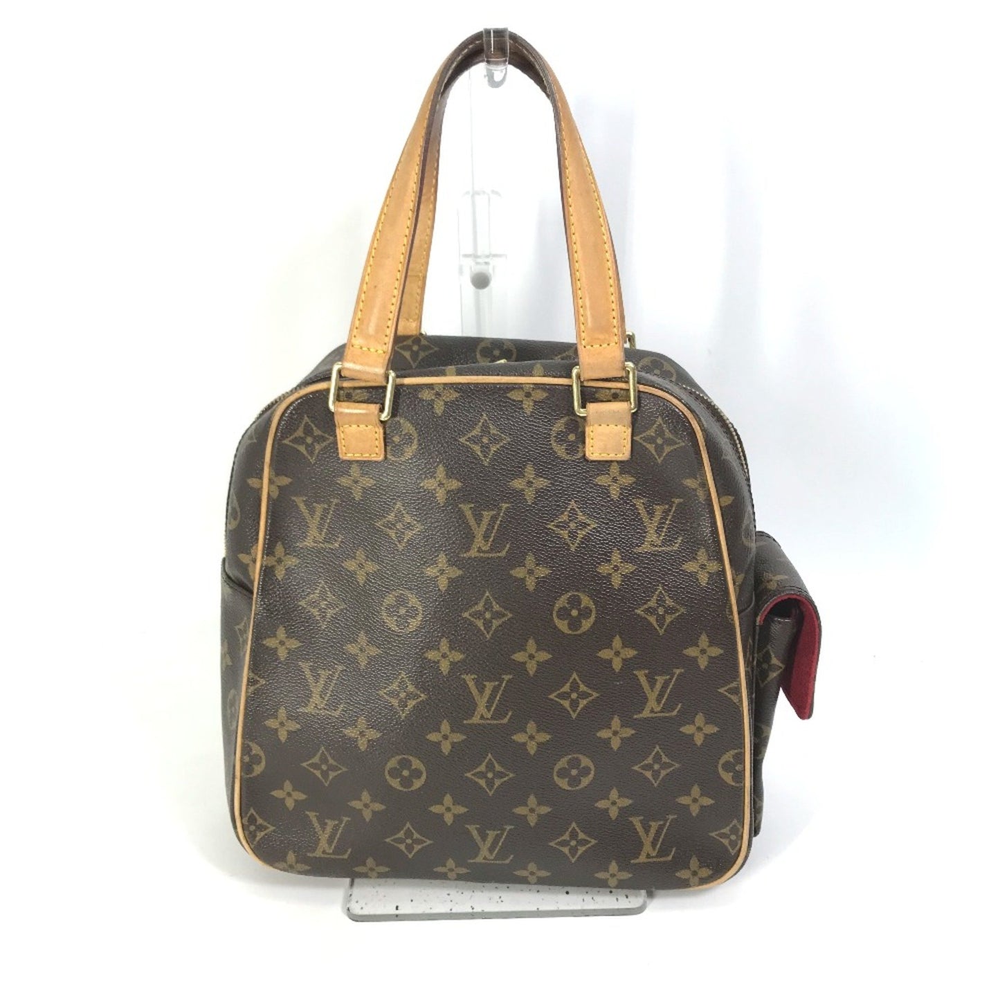 Louis Vuitton Excentri cité, Brown, Canvas, handbag