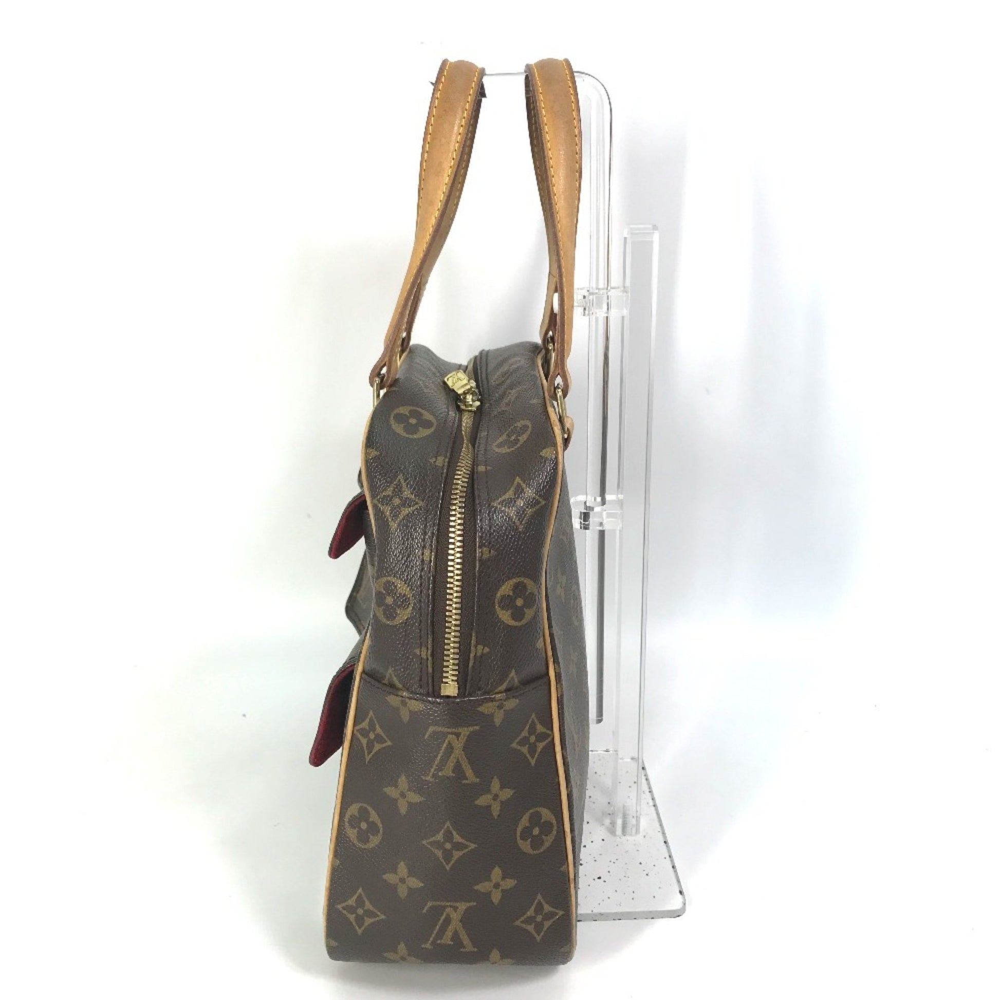 Louis Vuitton Excentri cité, Brown, Canvas, handbag