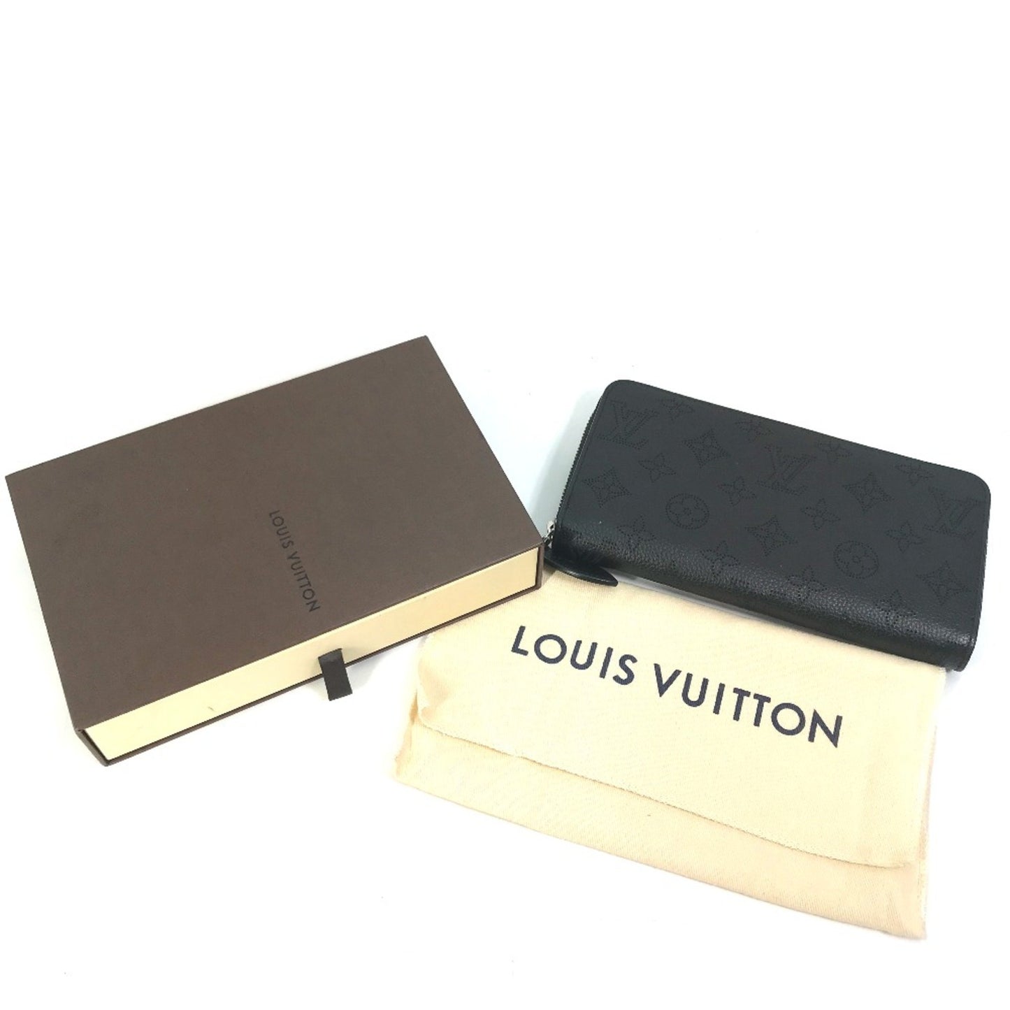 Louis Vuitton Zippy wallet, Black, Leather, wallet