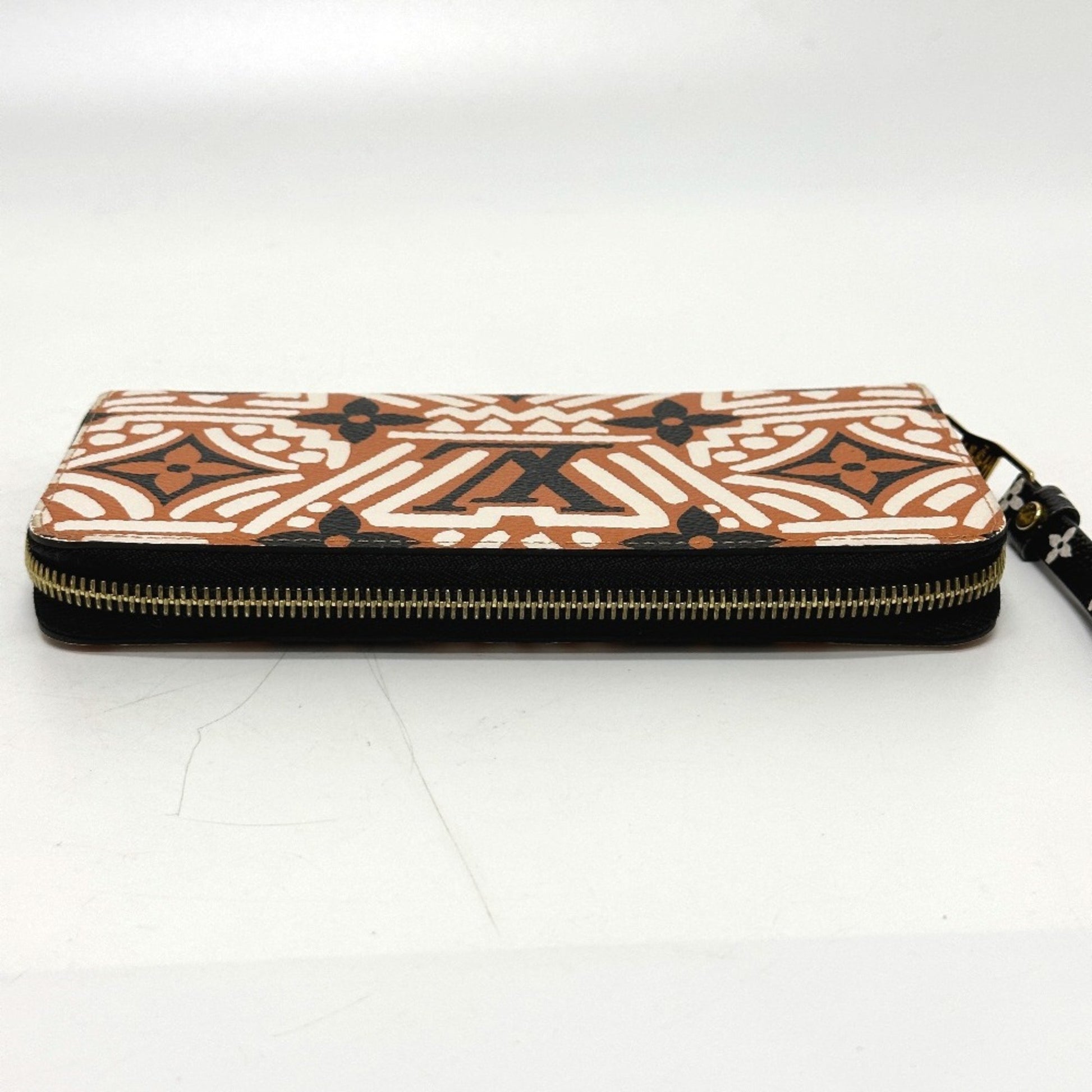 Louis Vuitton Zippy wallet, Brown, Canvas, wallet