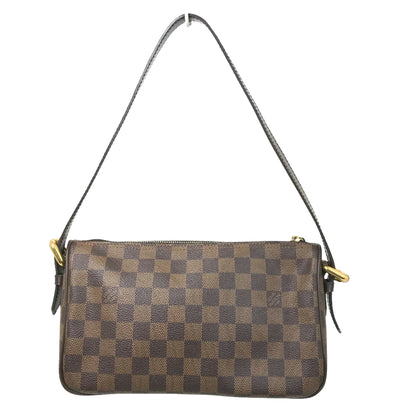 Louis Vuitton Ravello, Brown, Canvas, shoulder