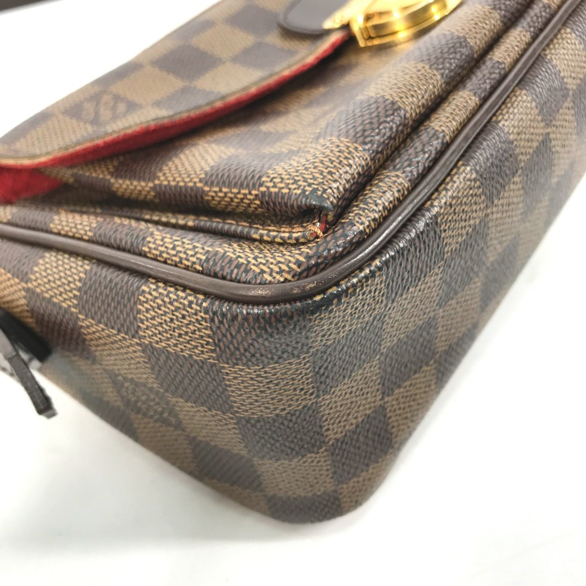Louis Vuitton Ravello, Brown, Canvas, shoulder