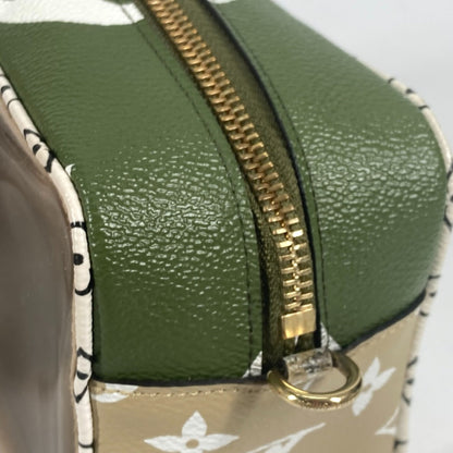 Louis Vuitton Beach Pouch, Beige, Canvas, shoulder