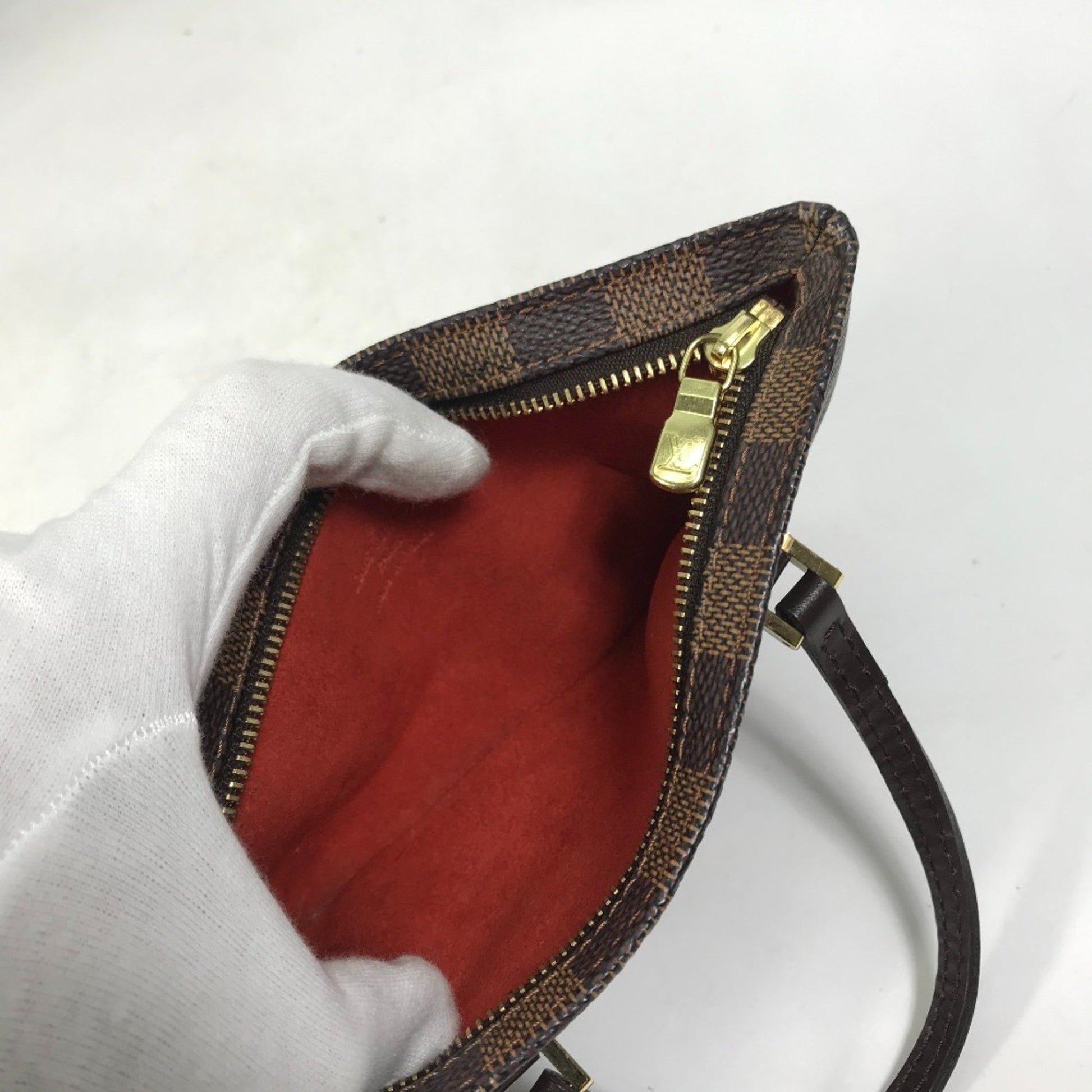 Louis Vuitton Manosque, Brown, Canvas, tote