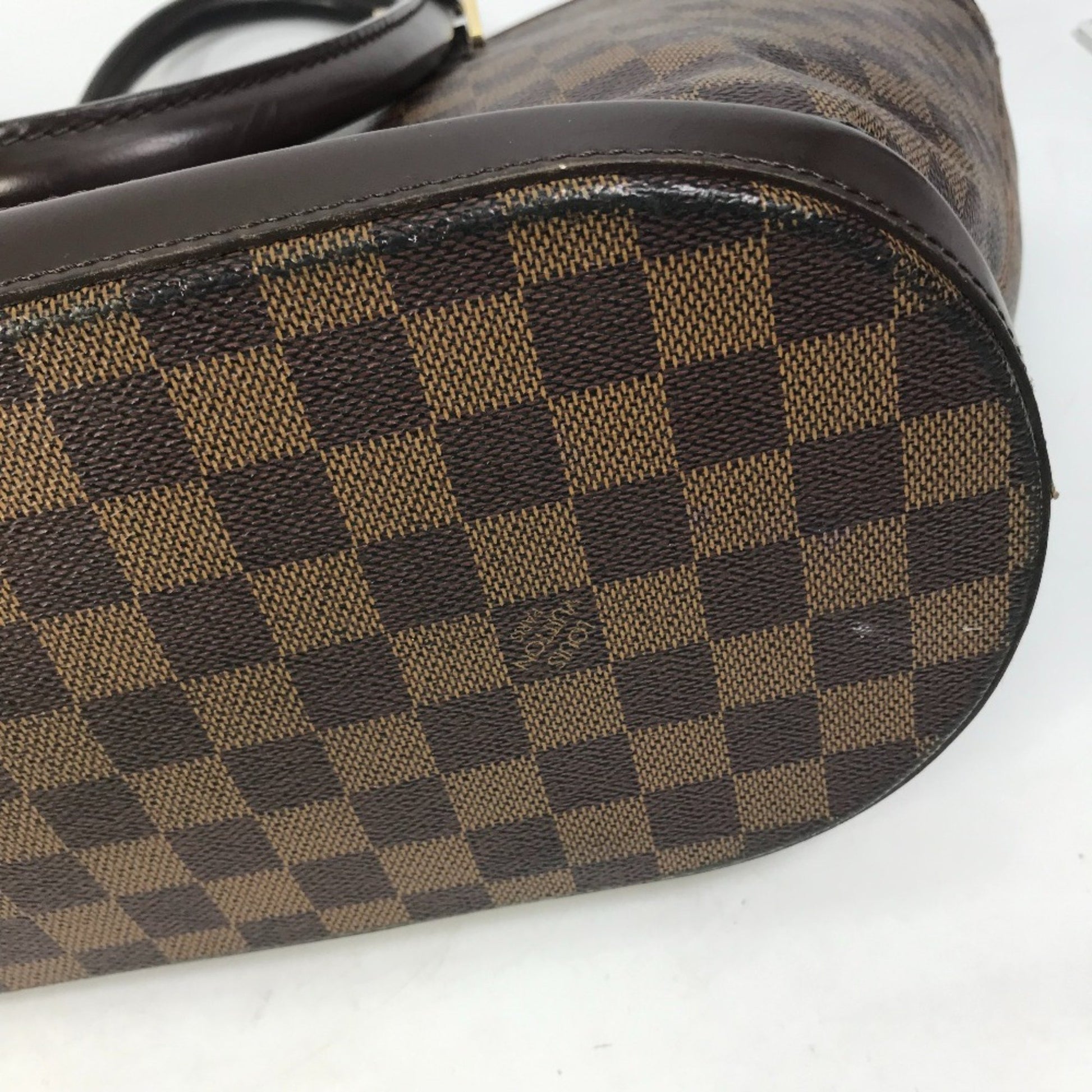 Louis Vuitton Manosque, Brown, Canvas, tote