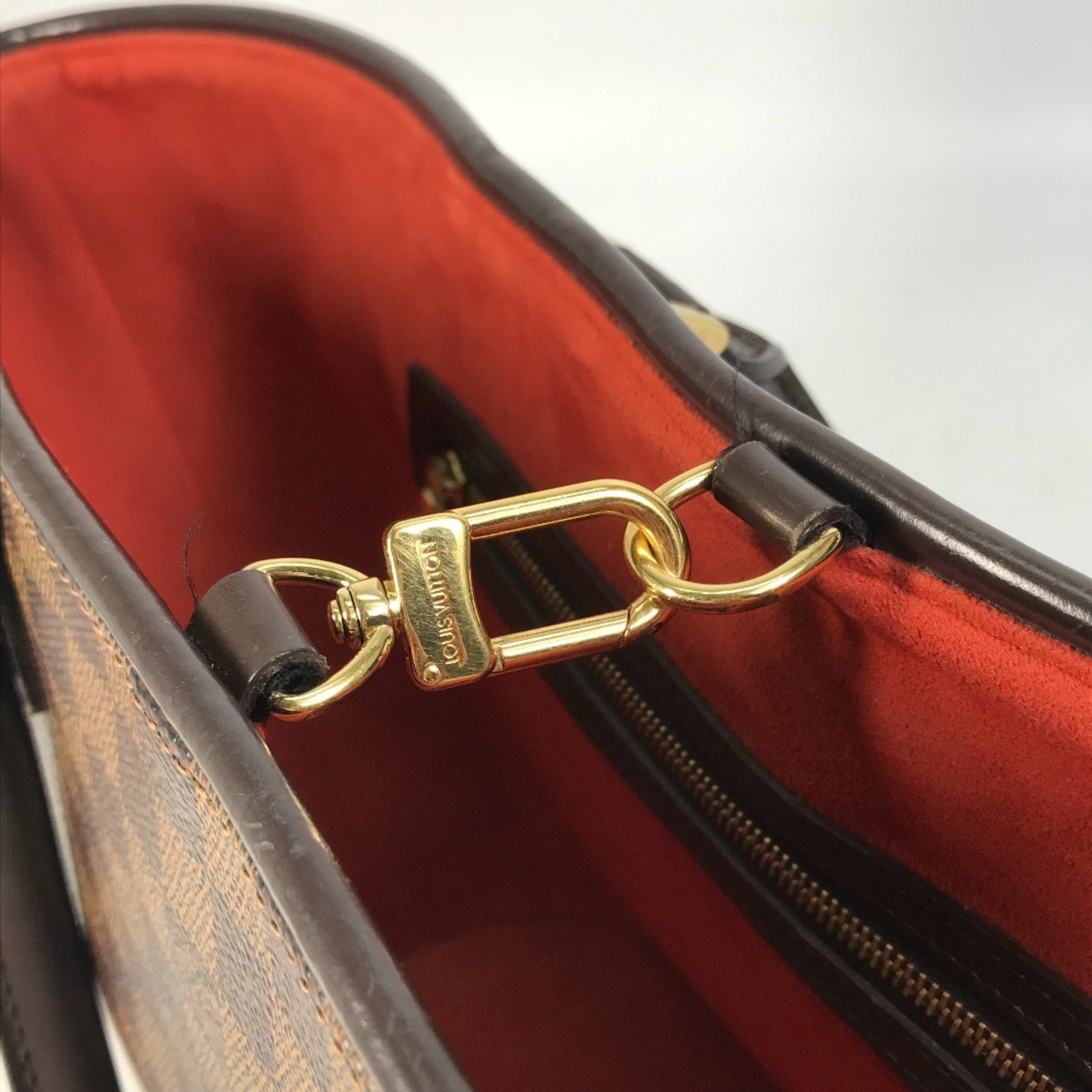 Louis Vuitton Manosque, Brown, Canvas, tote