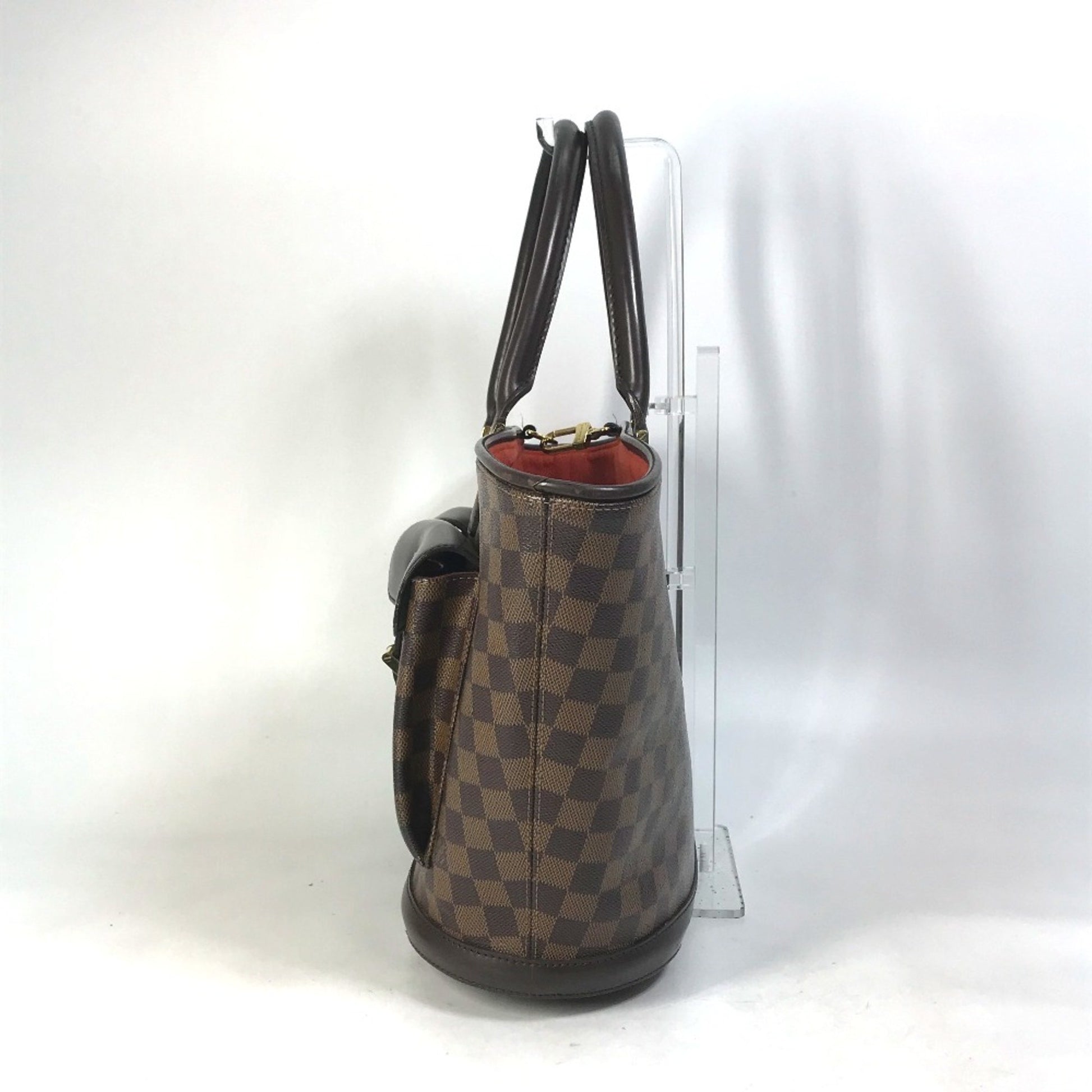 Louis Vuitton Manosque, Brown, Canvas, tote