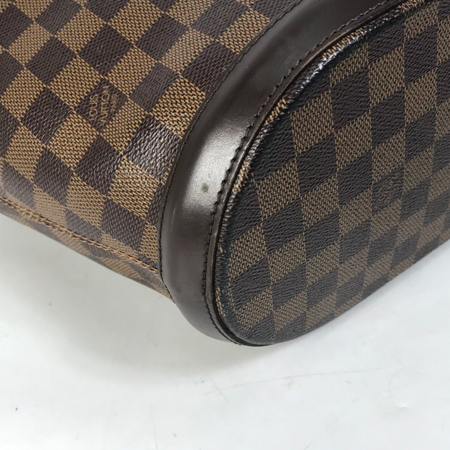 Louis Vuitton Manosque, Brown, Canvas, tote
